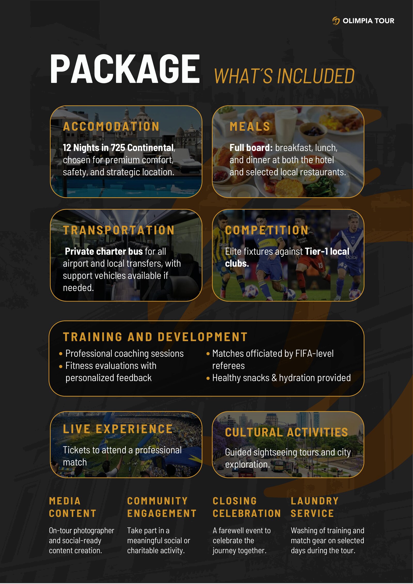 Training with professional Argentine coaches