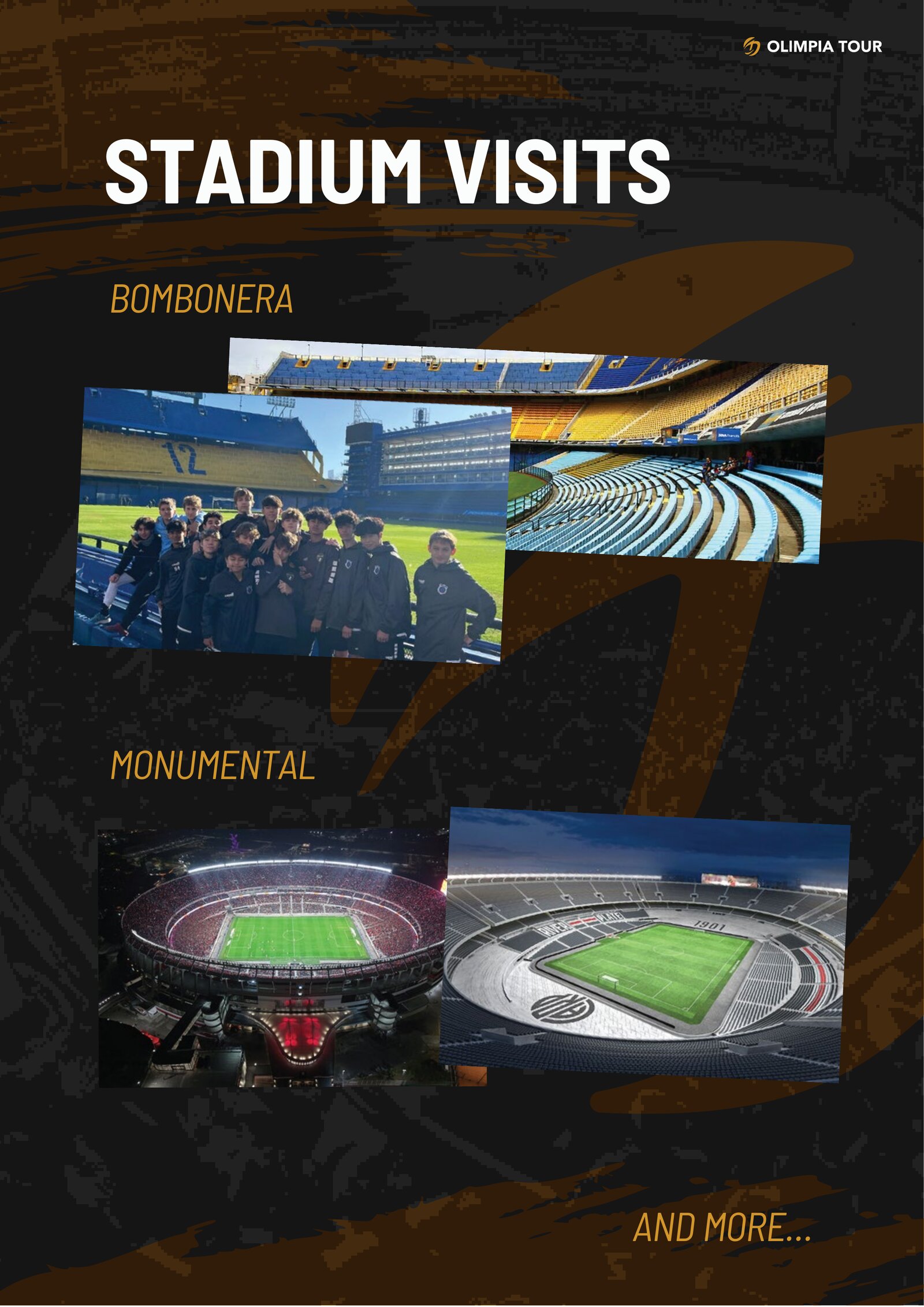 Stadium visits - La Bombonera and Monumental