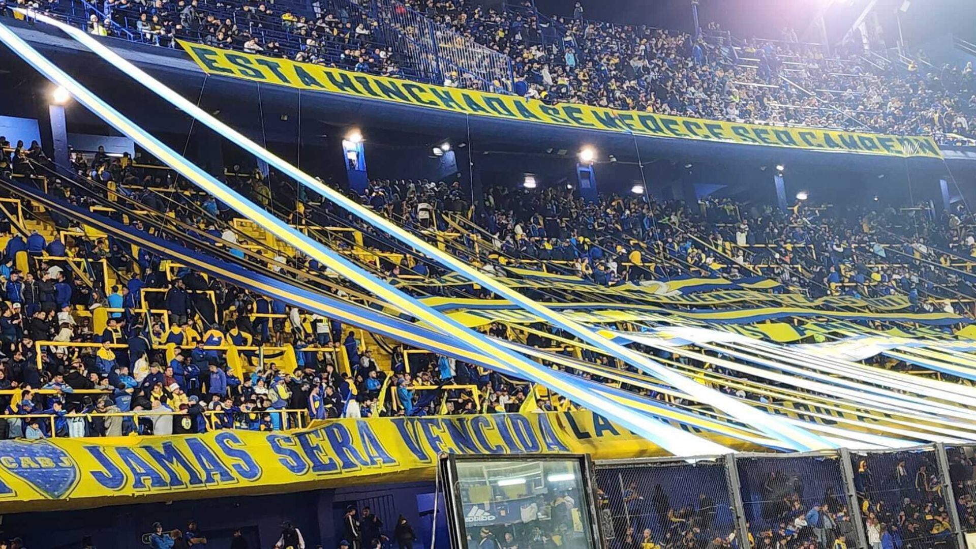 Football at La Bombonera Stadium Buenos Aires